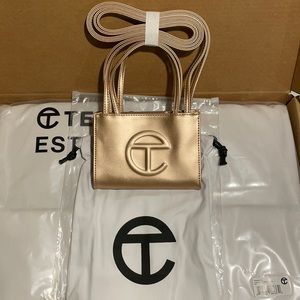 COPPER SMALL TELFAR BAG‎